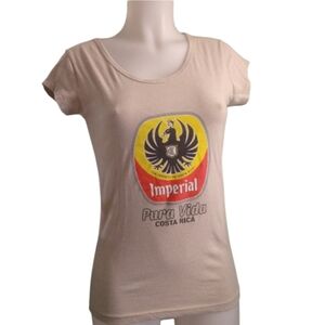 Size S Imperial beer logo woman's t-shirt